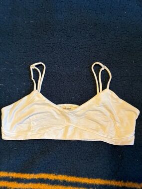Free People Cream Double-Strap Wireless Bralette